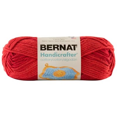 BERNAT Handicrafter Yarn "Red" # 01743 - 50 g (162101)