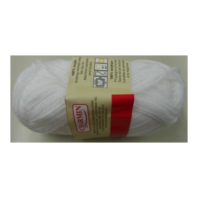 Charmin Knitting Worsted Weight "White" #1450-01