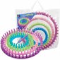 Métier à Tricoter Rond Pastel en plastique (4 pièces) (8504000) 