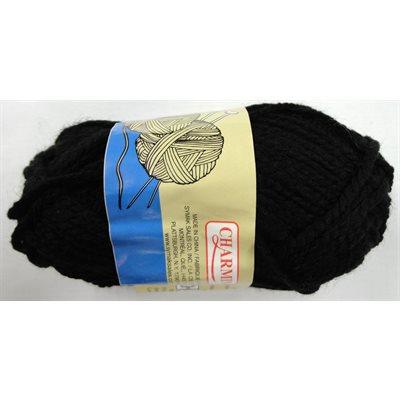 CHARMIN Chunky Knitting Worsted Weight "Black" #1451-02