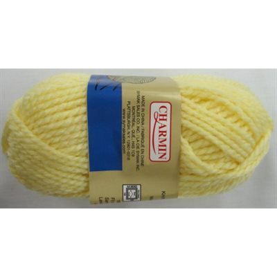 CHARMIN Chunky Knitting Worsted Weight "Light Yellow" #1451-08