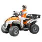 Bruder Quad orange avec pilote