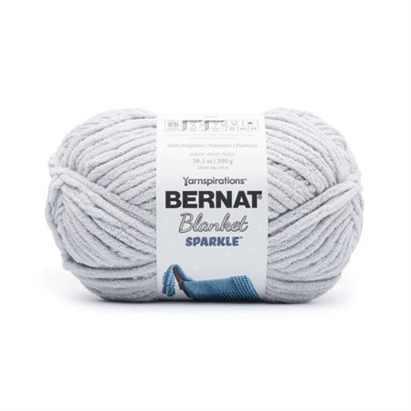 Fil Bernat Blanket Sparkle "Moon Gray" no. 70011 - 300 g (161270)