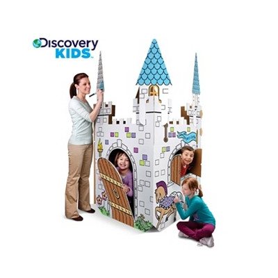 DISCOVERY KIDS "Château de carton" pour jouer et colorier