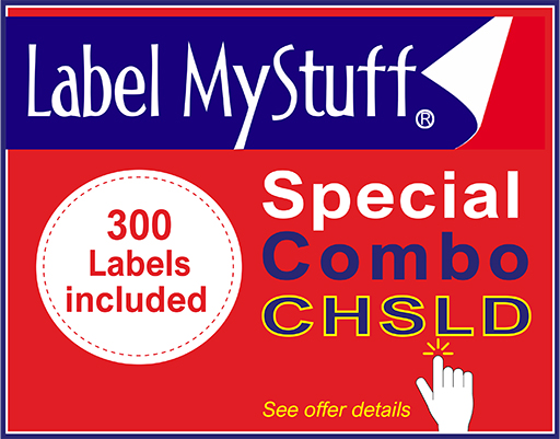 Click for details about Label My Stuff CHSLD combo special