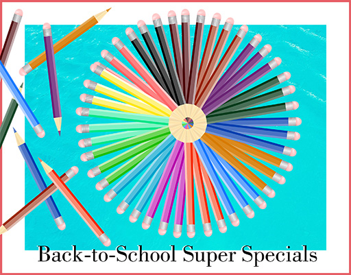 Look at our online flyer with 2024 Back-to-School Super Specials 